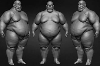 sculpt custom stl characters