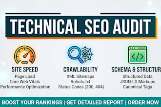 do a technical SEO audit and fix site issues to boost rankings