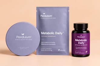 design premium supplement packaging, vitamin labels and wellness product package