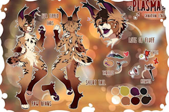 furry ref sheet anthro ref sheet furry reference sheet furry oc sona ref sheet