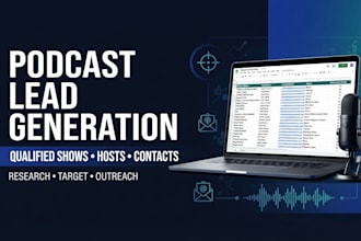 find qualified podcast guest leads and targeted outreach opportunities