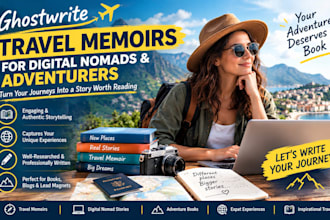 ghostwrite travel memoirs for digital nomads and adventurers