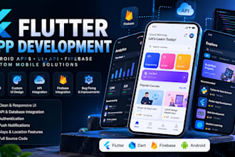 develop a flutter android app or fix your existing flutter app