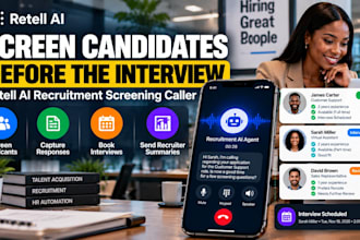 build a retell ai recruitment screening caller