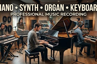 record piano, synth, organ, keyboard for your music