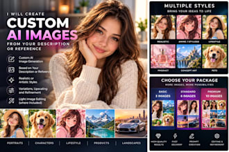 create custom ai images from your description or reference