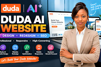 design duda ai website, redesign duda website and do duda SEO