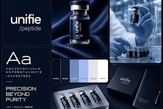 design peptide website, research website,biotech research or healthcare website