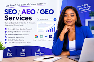 be your seo aeo and geo expert to rank your website on google search