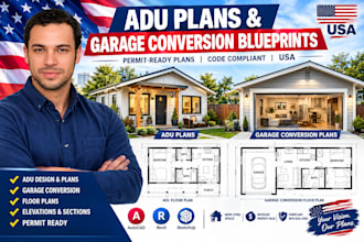 do professional adu plans and garage conversion blueprints