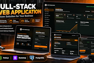 develop fullstack webapp, ecommerce website from scratch