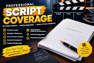 provide professional screenplay script coverage and detailed feedback