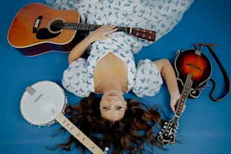sing your country lyrics with neo traditional, americana female vocal