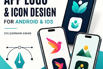 design an app logo and icon for android and ios
