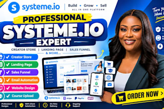 create systeme io creator store, systeme io landing page, systeme io funnel