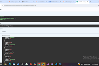 build rest API backend using python fastapi and mysql