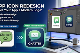 design icons of your android apps