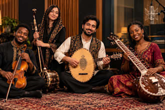 record authentic guzheng pipa sitar and erhu for your music