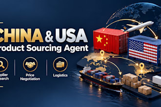 be your product sourcing agent in china and USA