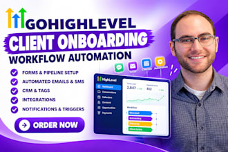 build ghl client onboarding workflow automation