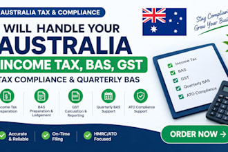 handle australia income tax bas gst tax compliance and quarterly bas