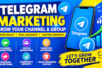 do telegram promotion, telegram marketing, telegram growth, telegram ads