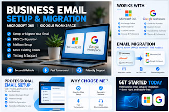 set up and migrate your business email