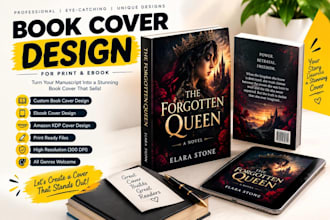be book cover design, paperback book cover design, amazon ebook cover design