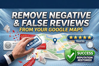 remove or report fake and harmful google maps and business reviews