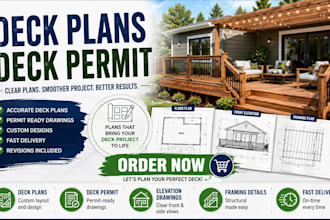 create deck permit for your city approval