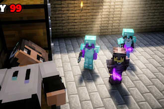 design minecraft and gaming youtube thumbnails