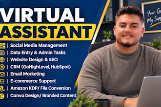 be your personal VA, executive virtual assistant for admin and business support