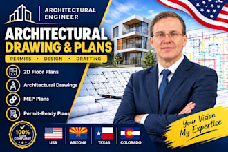 design professional mep plan and building permit drawings