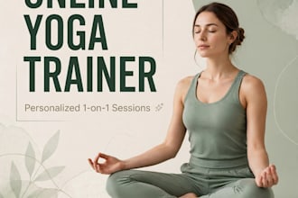 personal online yoga trainer and guided meditation coach
