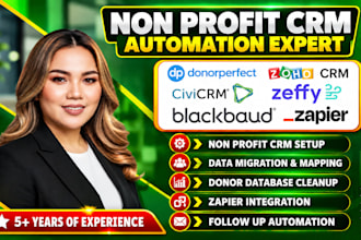 do donorperfect civicrm blackbaud nonprofit crm migration zeffy integration zoho