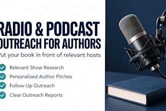 pitch your book to radio shows and podcasts for author interviews