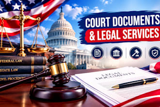 draft motions petitions and legal documents for US courts