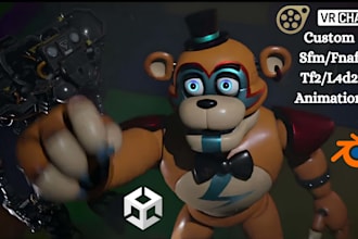 create custom sfm animation, fnaf animation, sfm render, youtube animation, l4d2