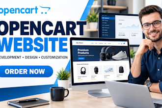 do opencart website development ecommerce website customization online store seo