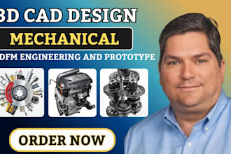 design mechanical design ,dfm engineering and working prototypes