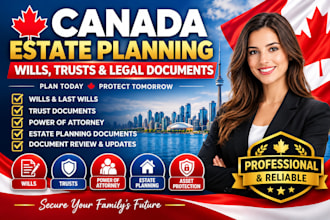 professionally draft canadian wills, trusts and estate planning documents