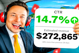 design high CTR youtube thumbnails