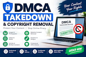 do dmca takedown and copyright removal
