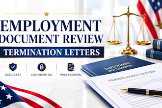 review termination letters and employment related documents