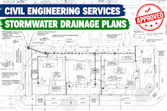do civil engineering stormwater drainage plan grading plan hydrology