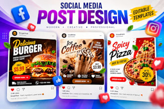 design custom instagram carousels, facebook ads, and posts