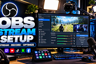setup and optimize obs studio for professional streaming