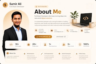 a responsive modern custom website