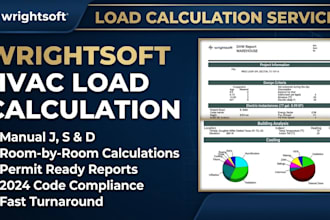 perform wrightsoft hvac load calculations manual j s d and duct layout