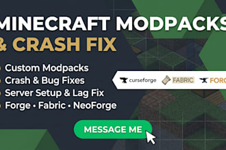 create fix optimize minecraft modpack minecraft server fabric modpack developer